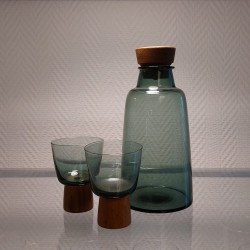 Coctailsett Buster<br>
Willy Johansson <br>
Hadeland Glassverk 1960 Retro 50 - 70-tallet